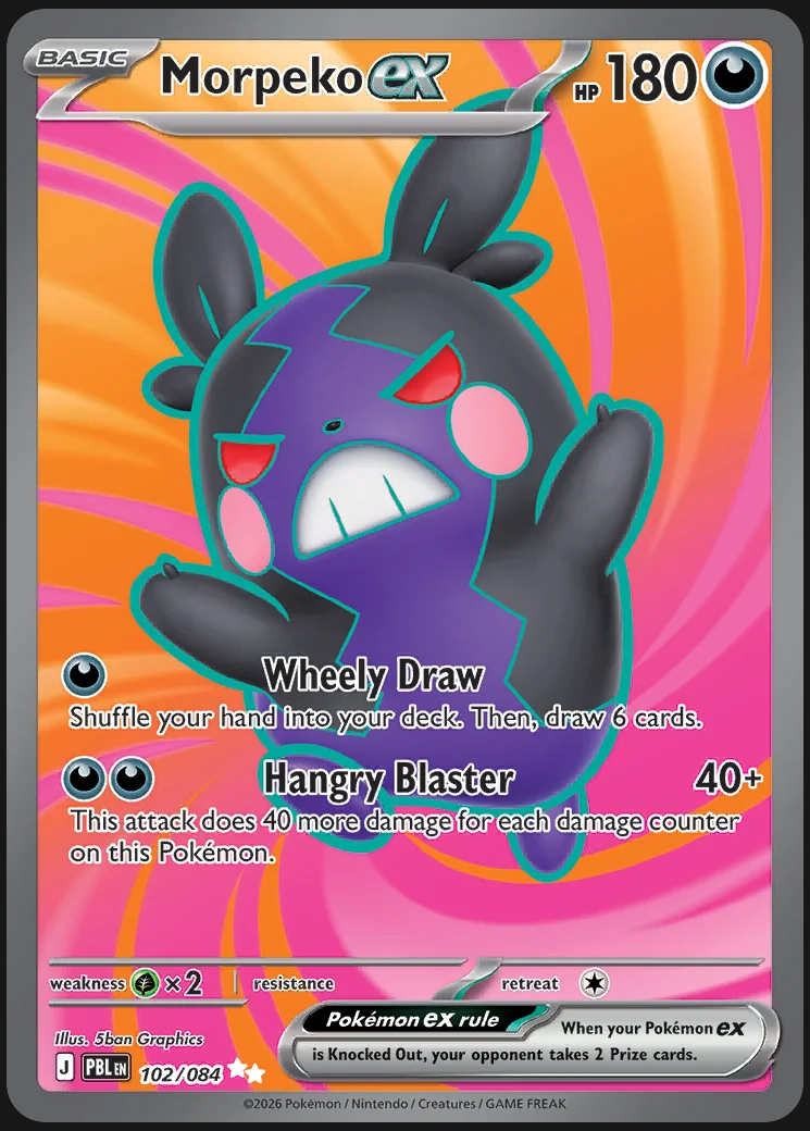 Pitch Black – Morpeko ex 102/084 – Ultra Rare