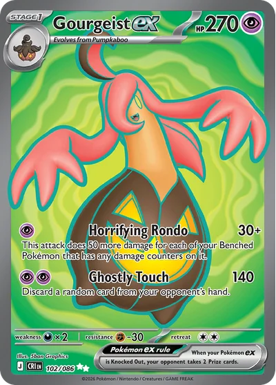 Chaos Rising – Gourgeist ex 102/086 – Ultra Rare