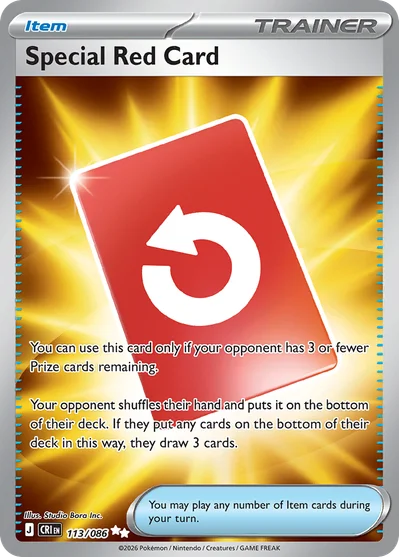 Chaos Rising – Special Red Card 113/086 – Ultra Rare