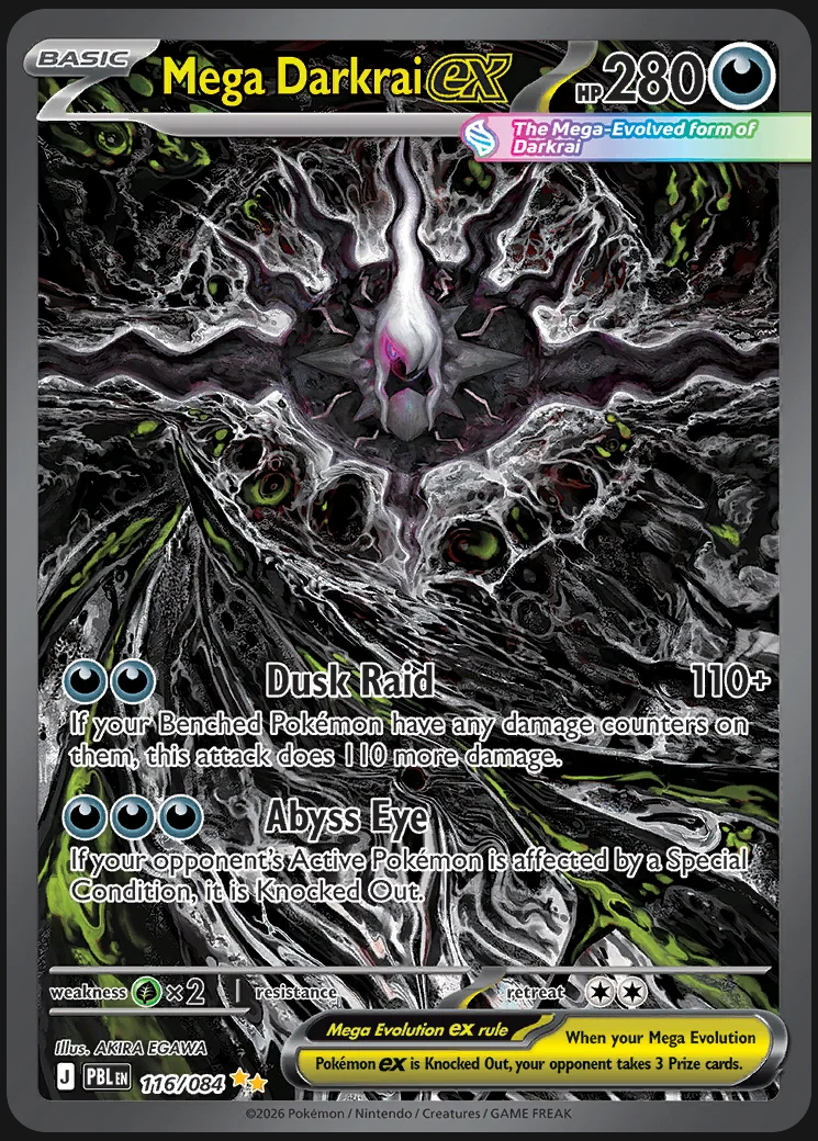 Pitch Black – Mega Darkrai ex 116/084 – Special Illustration Rare