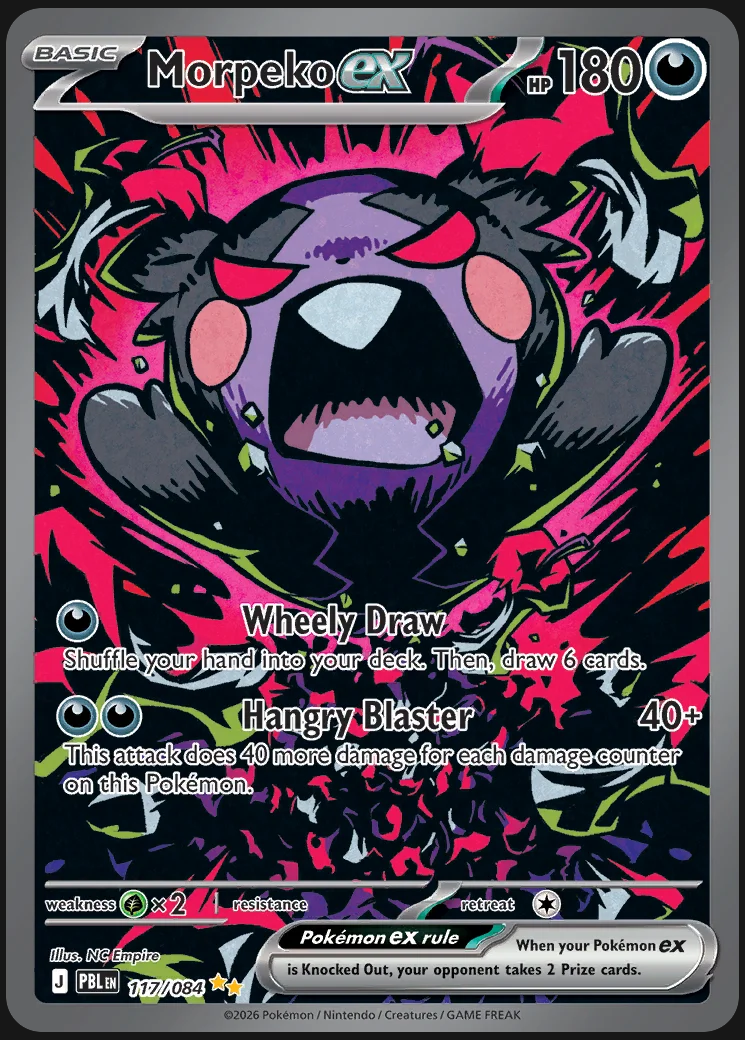 Pitch Black – Morpeko ex 117/084 – Special Illustration Rare