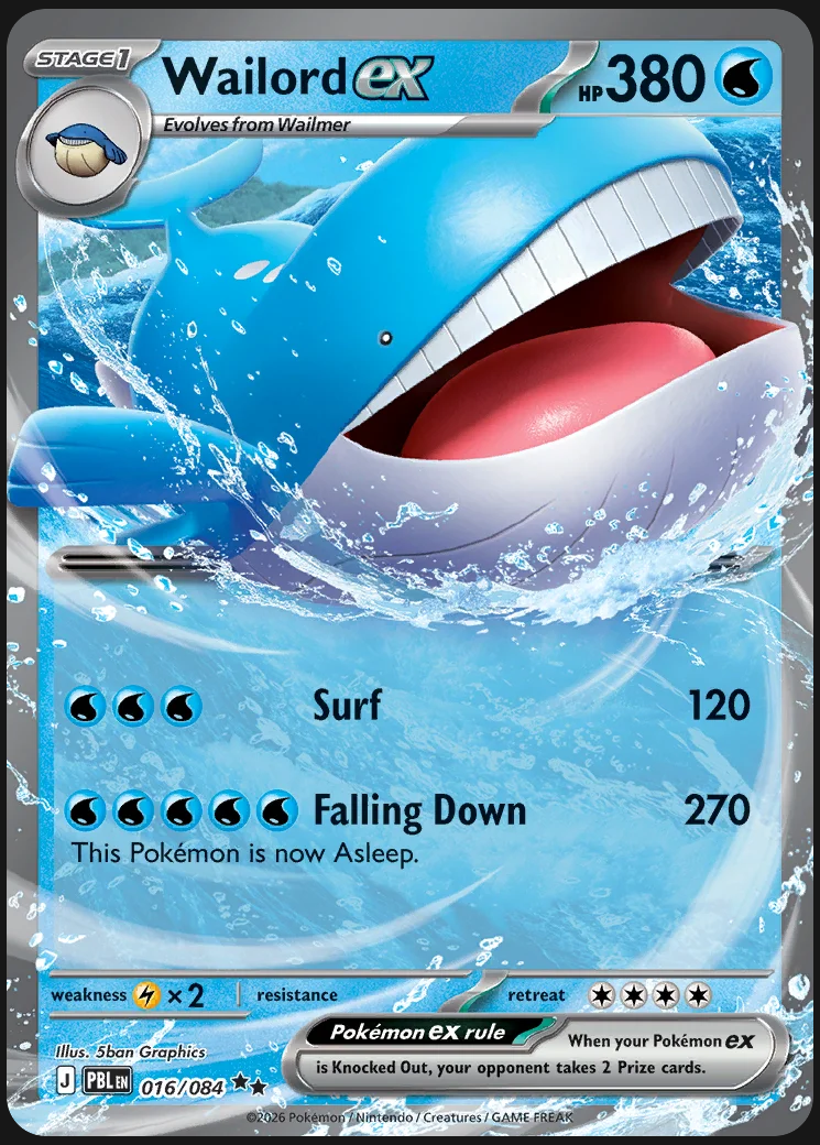 Pitch Black – Wailord ex 016/084