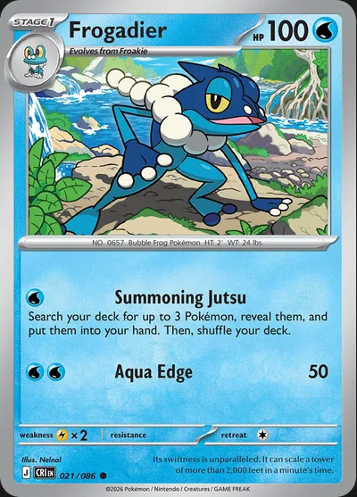 Chaos Rising – Frogadier 021/086 – Normal