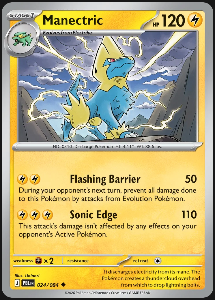 Pitch Black – Manectric 024/084 – Normal