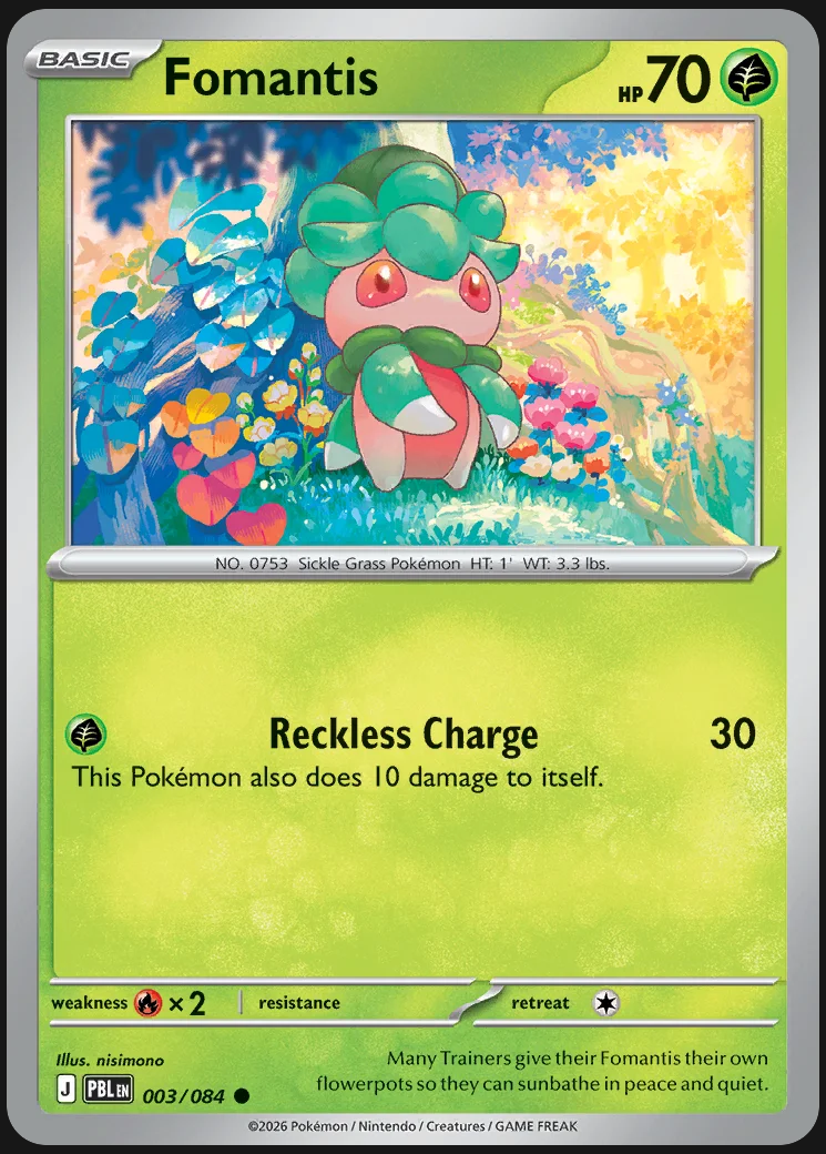 Pitch Black – Fomantis 003/084 – Normal
