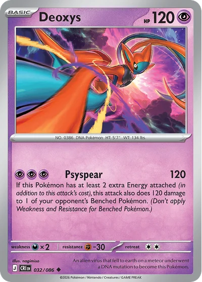 Chaos Rising – Deoxys 032/086 – Normal