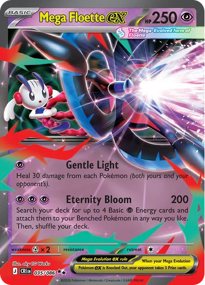 Chaos Rising – Mega Floette ex 035/086 – Double Rare