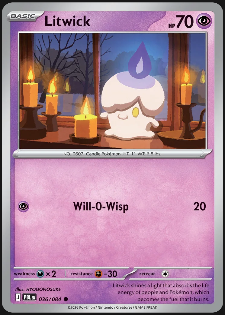Pitch Black – Litwick 036/084 – Normal