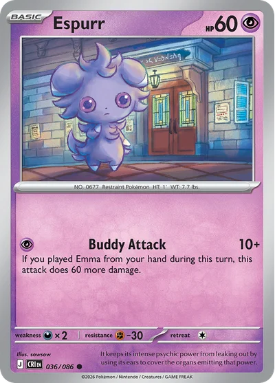 Chaos Rising – Espurr 036/086 – Normal