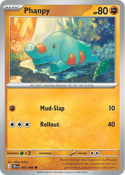 Chaos Rising – Phanpy 044/132 – Normal