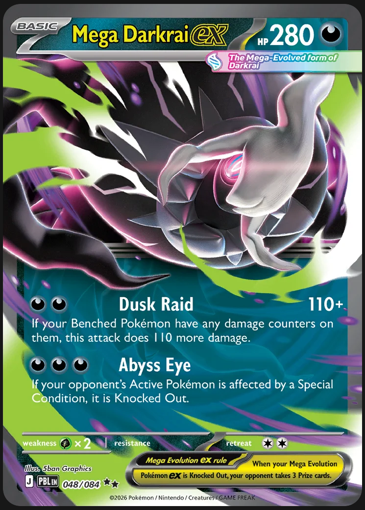 Pitch Black – Mega Darkrai ex 048/084 – Holo