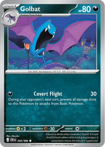 Chaos Rising – Golbat 050/132 – Normal