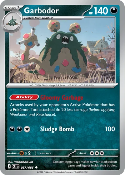 Chaos Rising – Garbodor 057/086 – Normal