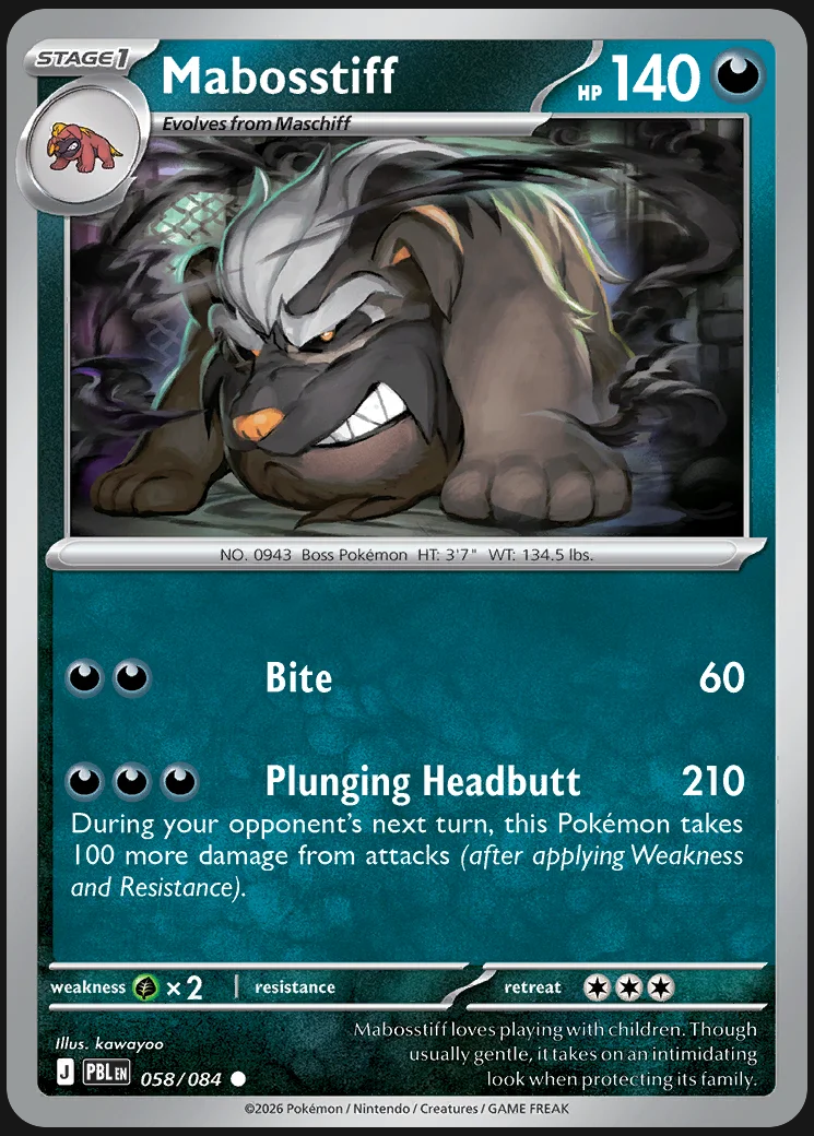 Pitch Black – Mabosstiff 058/084 – Normal