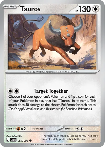 Chaos Rising – Tauros 069/086 – Normal