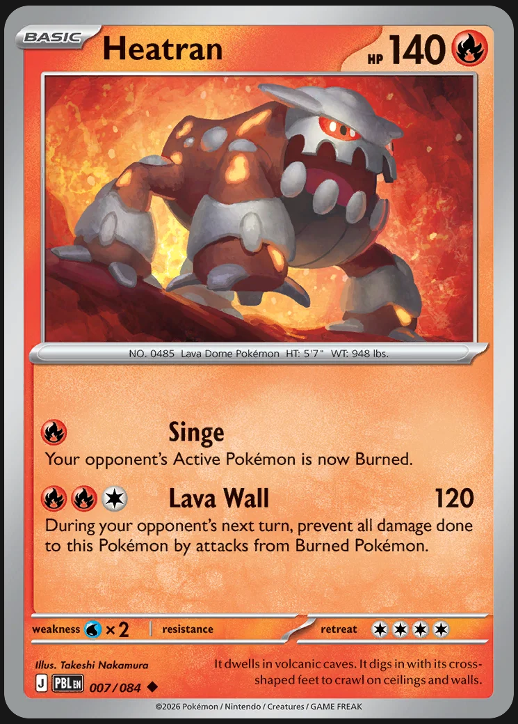 Pokémon TCG Pitch Black – Heatran 007/084 – Normal