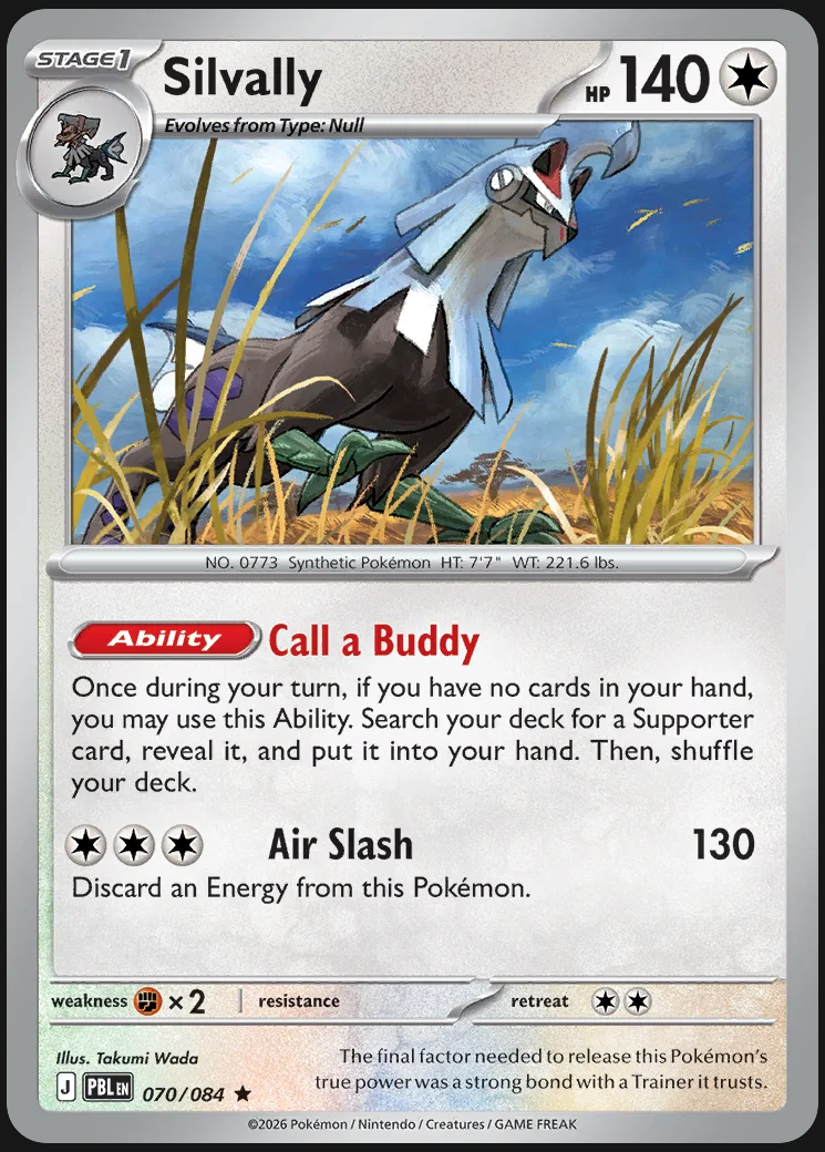 Pitch Black – Silvally 070/084 – Reverse Holo