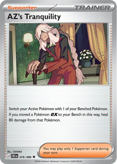 Chaos Rising – AZ's Tranquility 076/086 – Reverse Holo