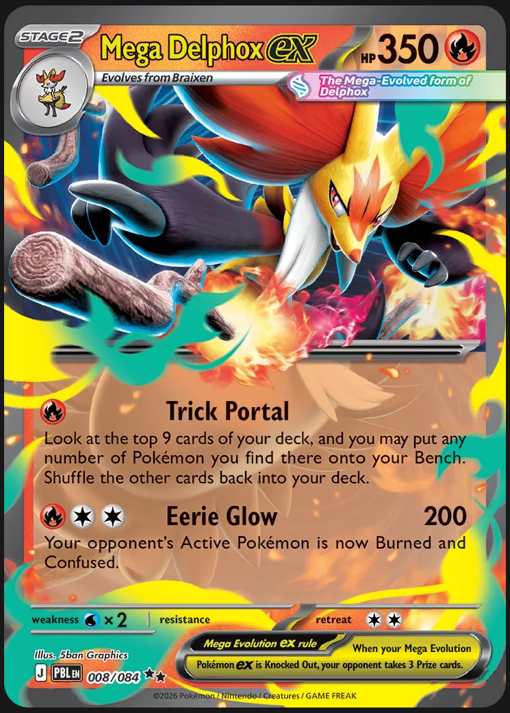 Pitch Black – Mega Delphox ex 008/084