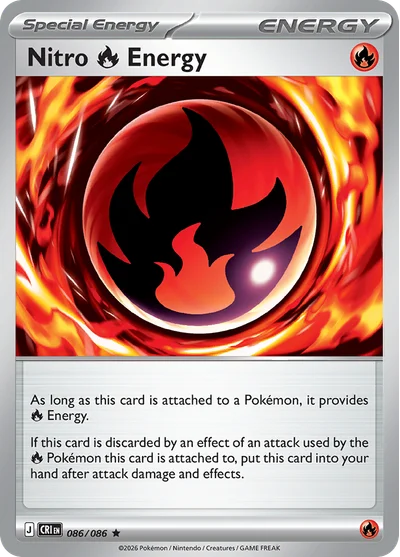 Chaos Rising – Nitro Fire Energy 086/086 – Holo