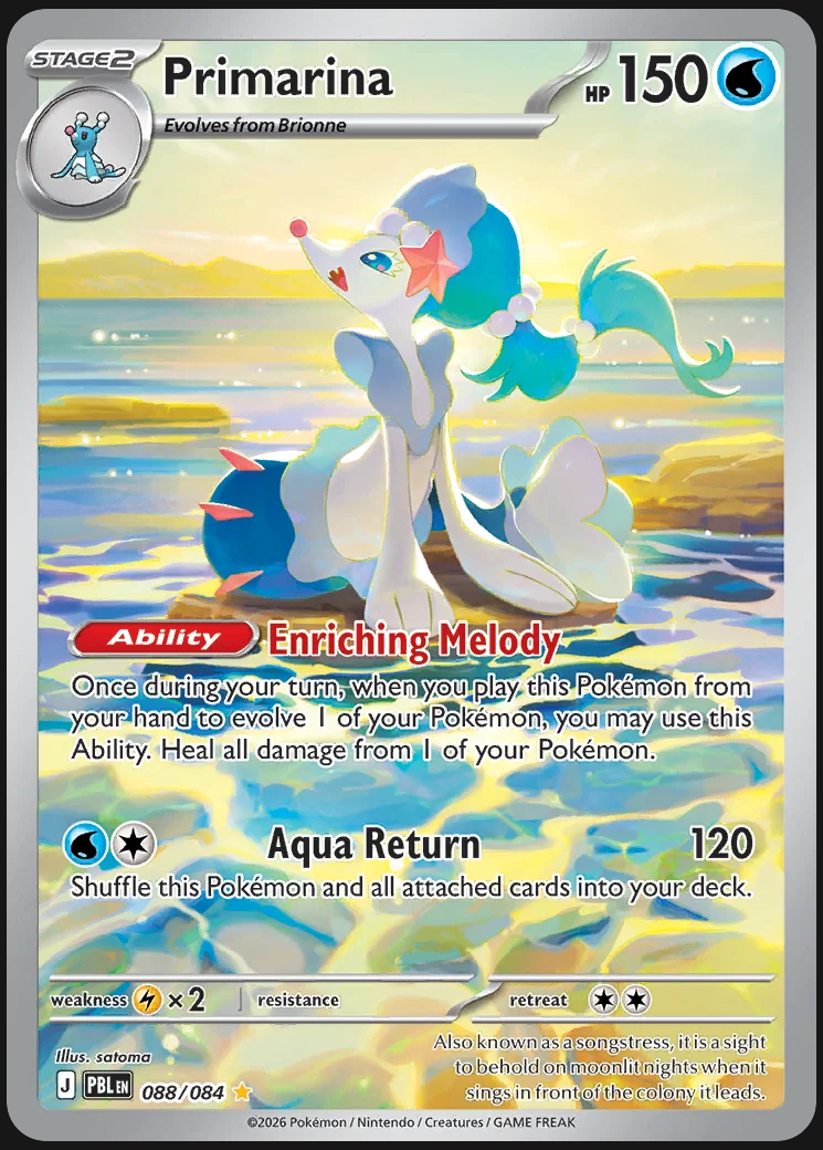 Pitch Black – Primarina 088/084 – Illustration Rare