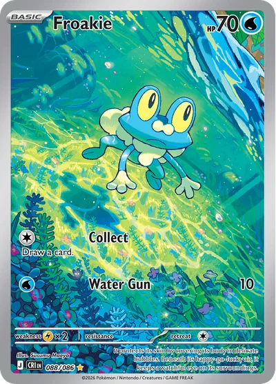 Chaos Rising – Froakie 088/086 – Illustration Rare