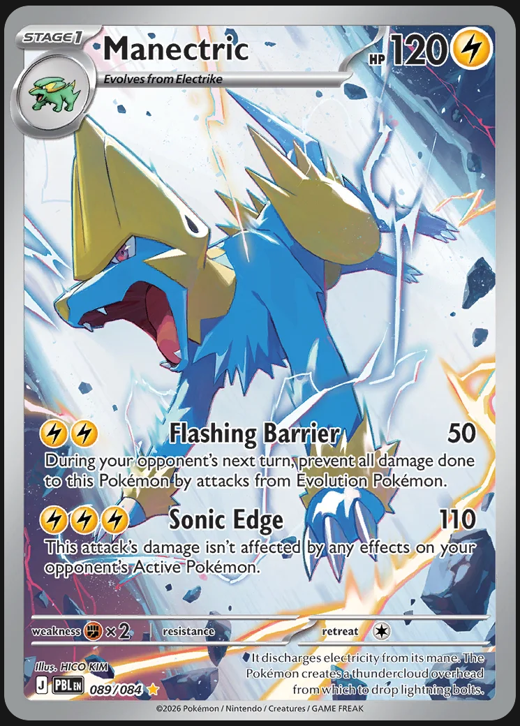 Pitch Black – Manectric 089/084 – Illustration Rare