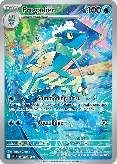 Chaos Rising – Frogadier 089/086 – Illustration Rare