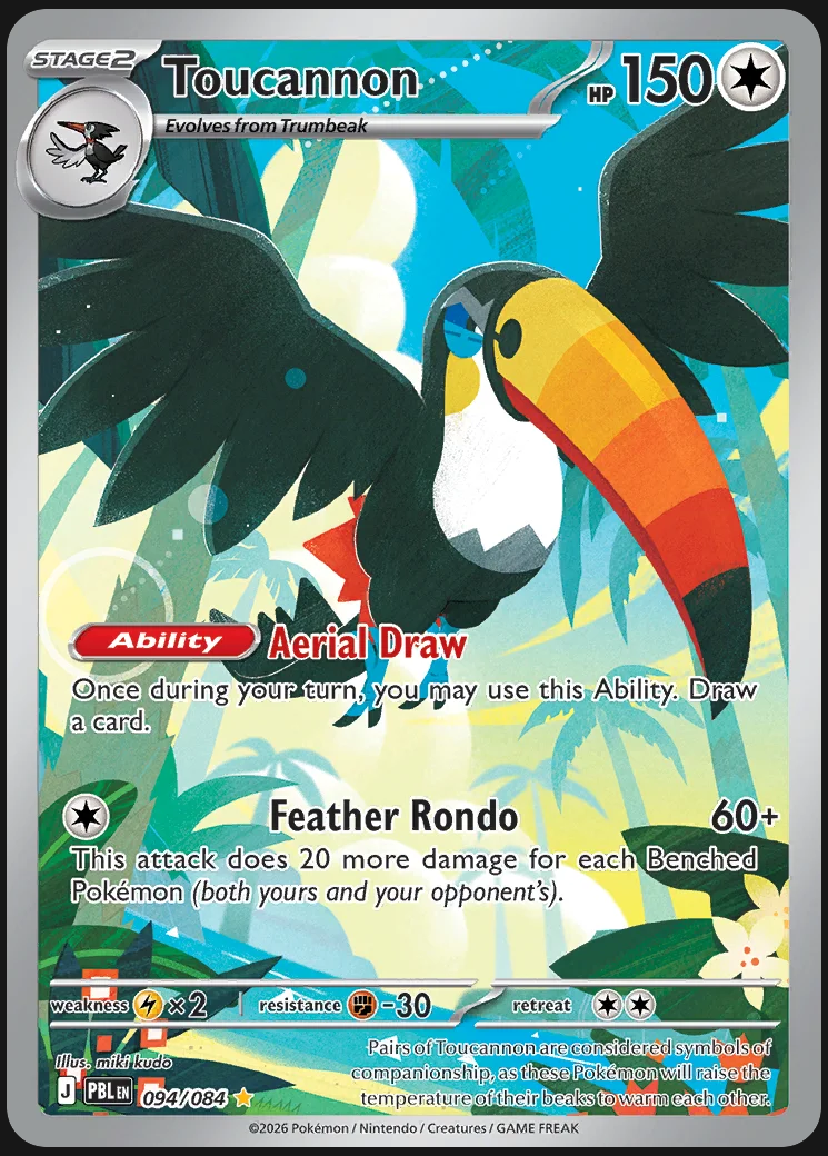 Pitch Black – Toucannon 094/084 – Illustration Rare