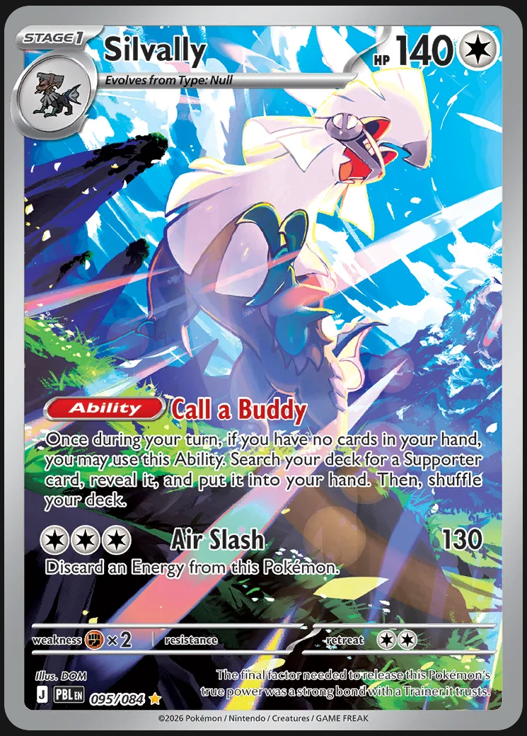 Pitch Black – Silvally 095/084 – Illustration Rare