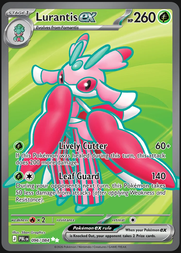 Pitch Black – Lurantis ex 096/084 – Ultra Rare