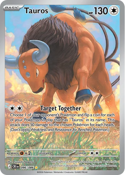 Chaos Rising – Tauros 096/086 – Illustration Rare